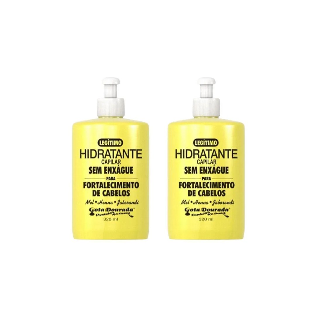 Creme para Pentear Gota Dourada 320ml Fort - Kit C / 2un