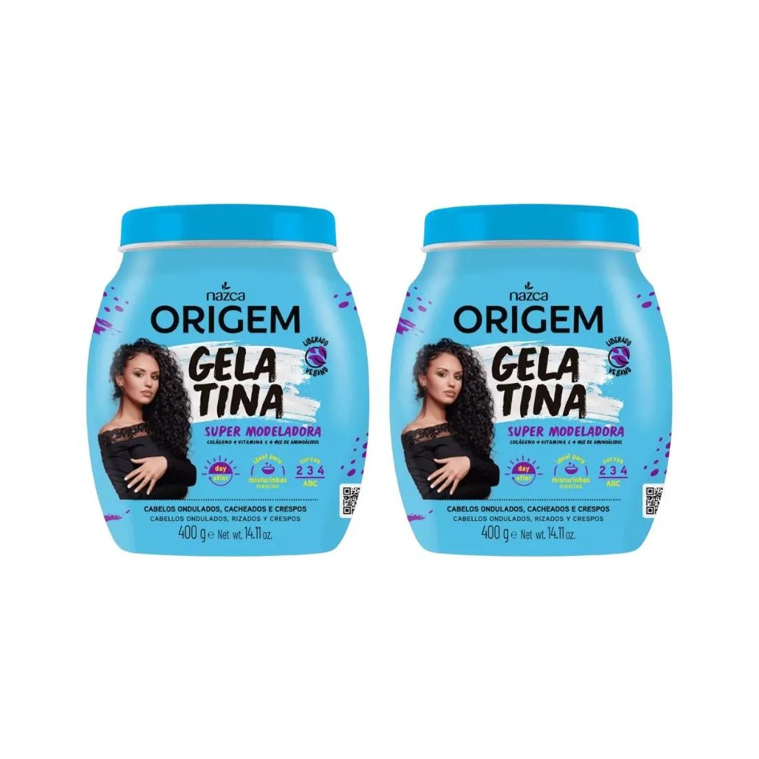 Gelatina Capilar Origem 400g - Kit C / 2un