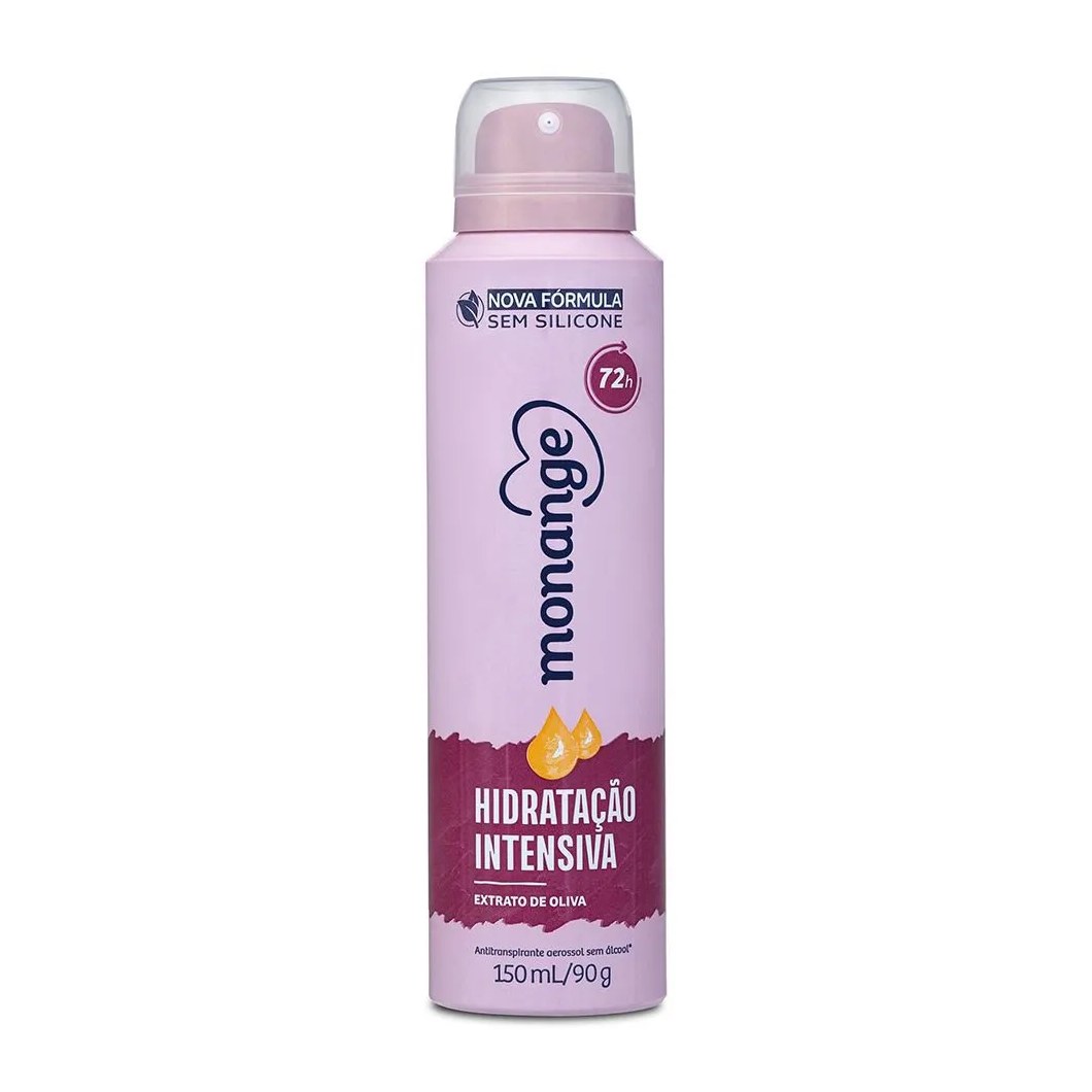Desodorante Aerossol Monange Hidratação Intensiva 150ml