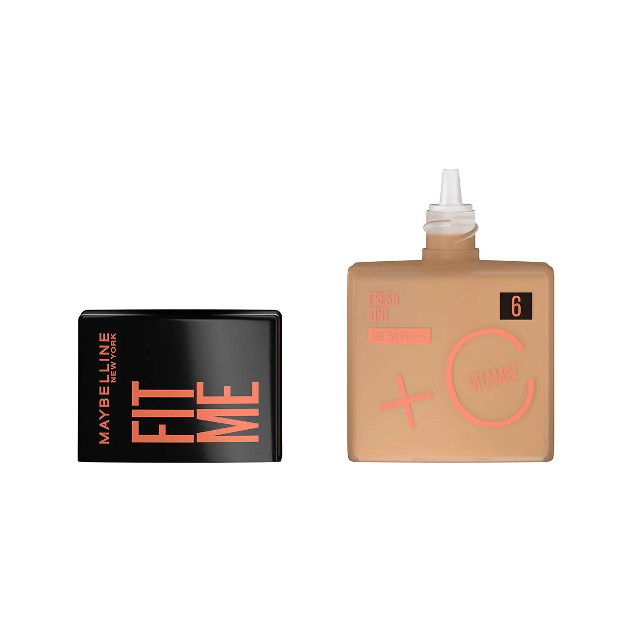 Base Líquida Maybelline NY Fit Me Fresh Tint Vitamina C FPS 50 30ml - Cor 06