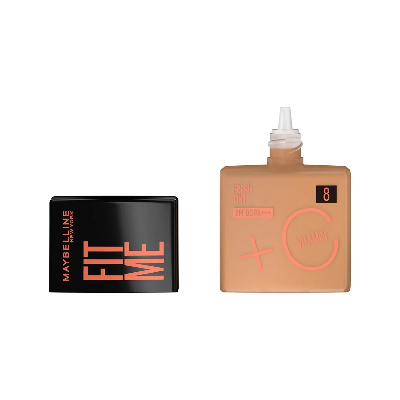 Base Líquida Maybelline NY Fit Me Fresh Tint Vitamina C FPS 50 30ml - Cor 08