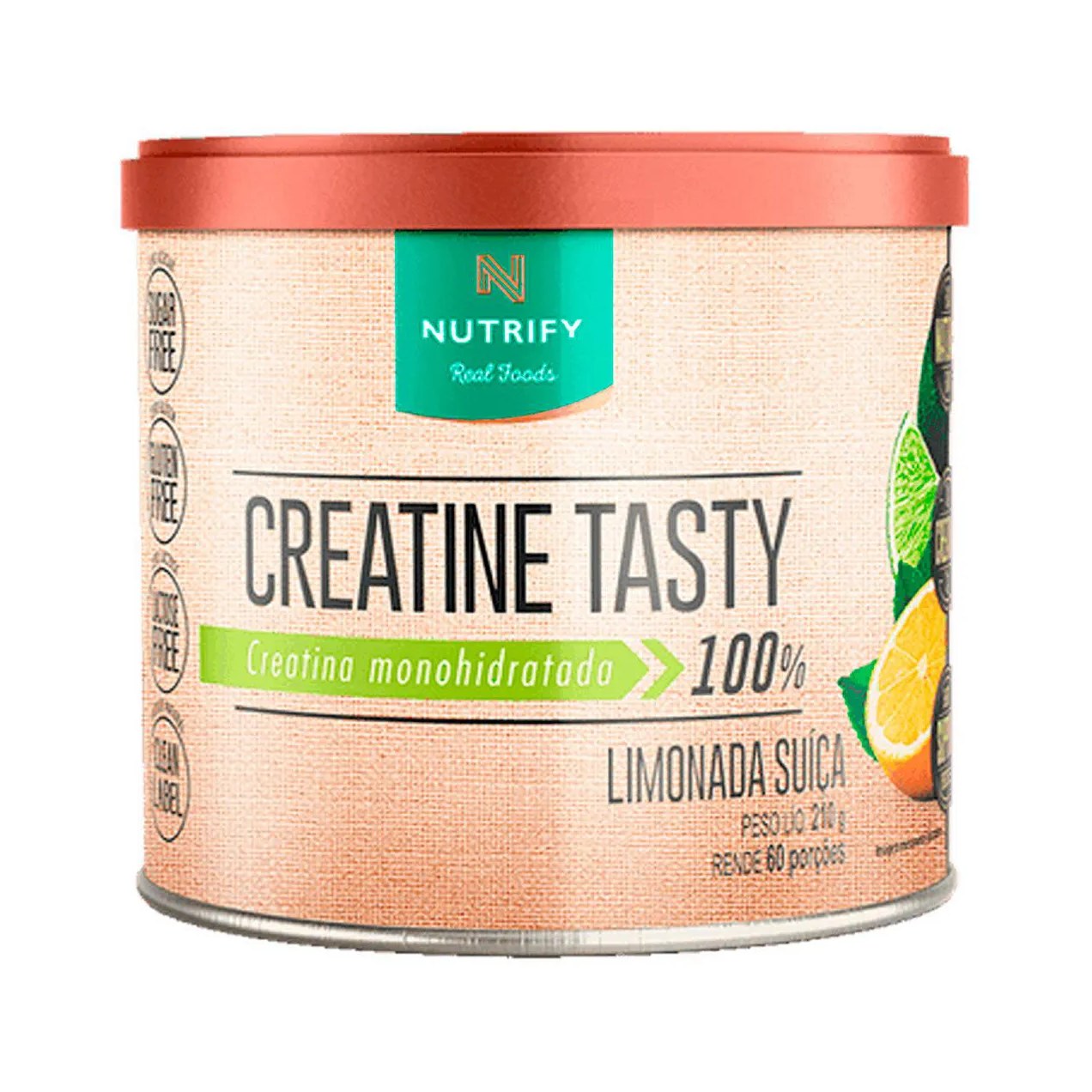 Creatina em Pó Creatine Tasty Nutrify Limonada Suíça 210g