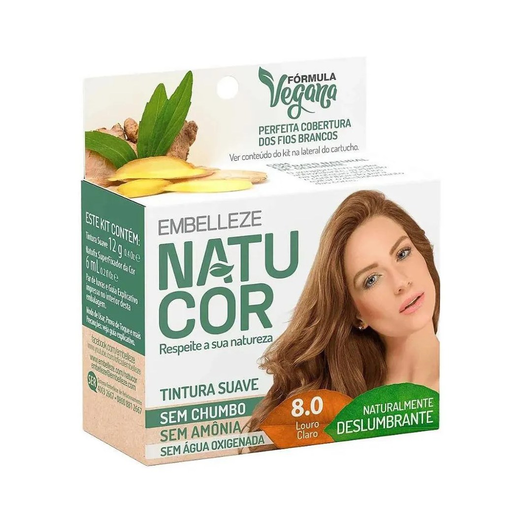 Tintura Natucor 8.0 Loiro Claro