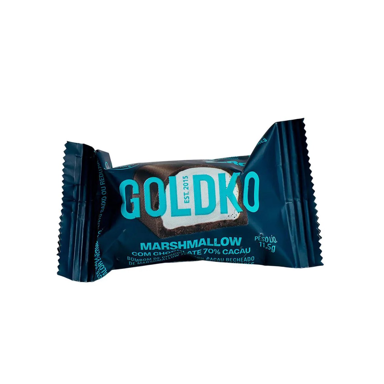 Bombom Goldko Chocolate 70% Cacau e Marshmallow 11,5g