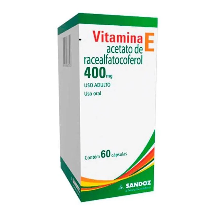 Vitamina e Sandoz 60cps 400mg