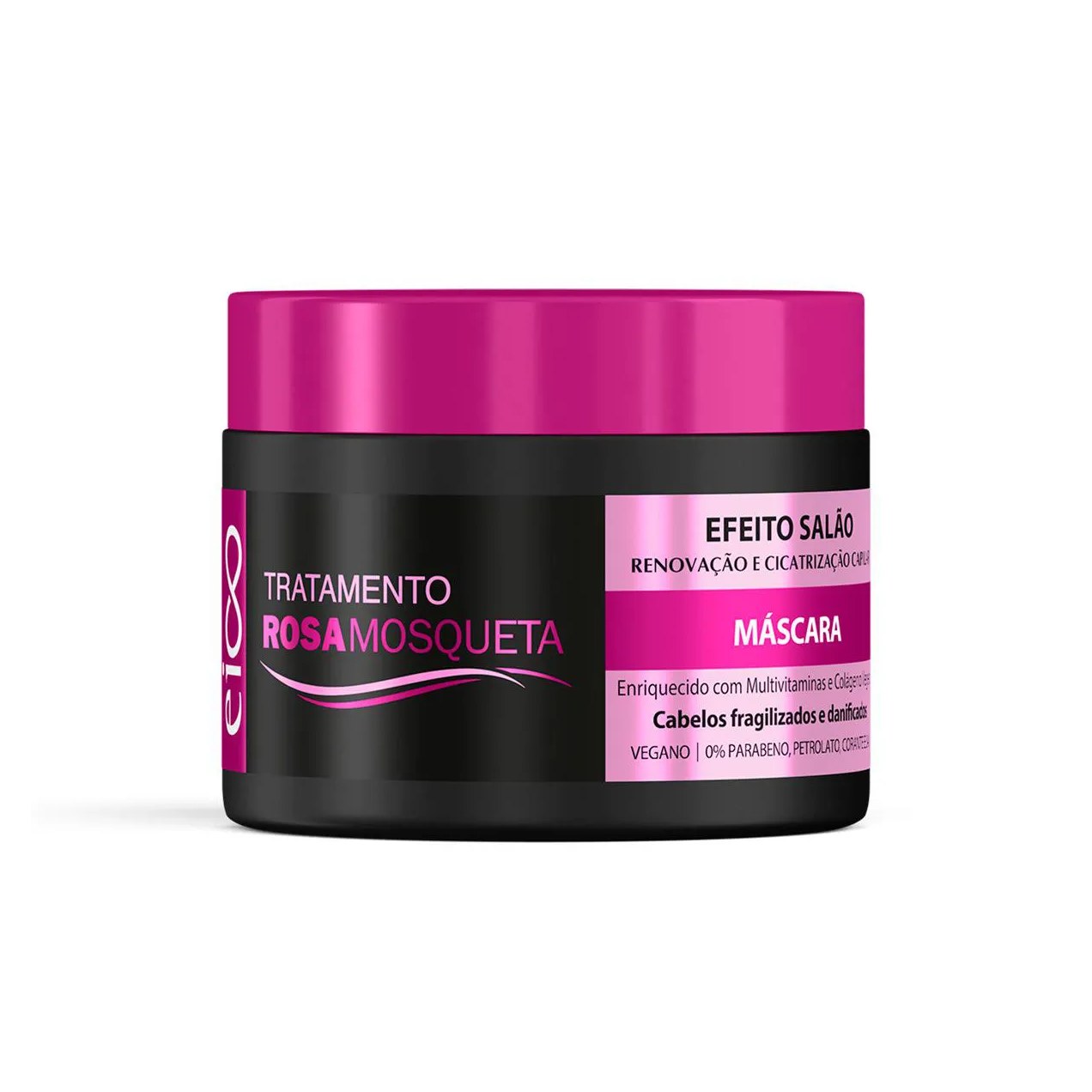 Máscara de Tratamento Eico Rosa Mosqueta Efeito Salão 270ml