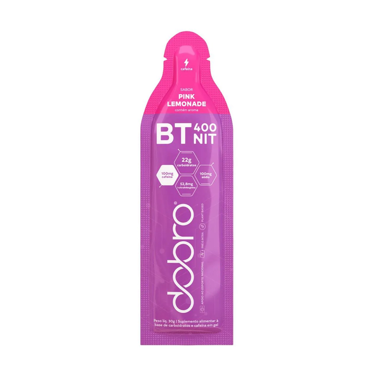 Suplemento Alimentar em Gel Dobro BT Nitrato Pink Lemonade 30g