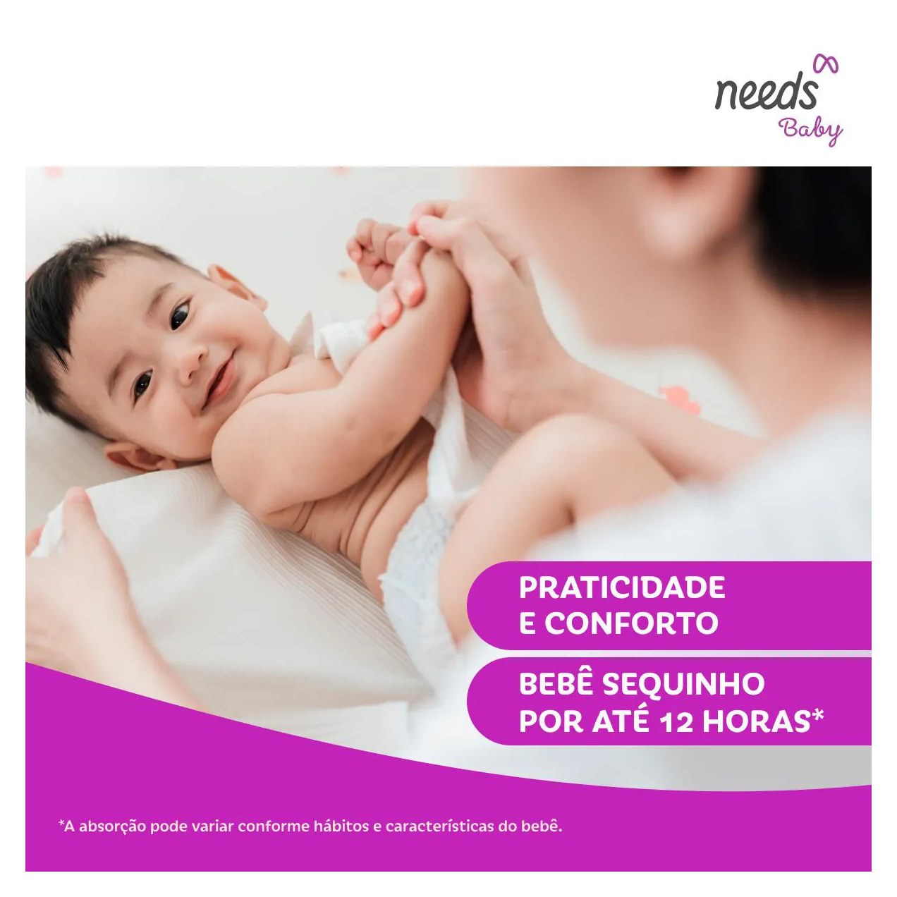 Fralda Needs Baby Ultrasafe XXG 54 Unidades