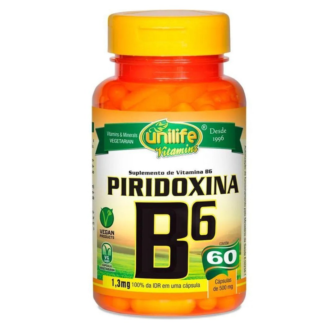 Vitamina B6 Piridoxina 60cap