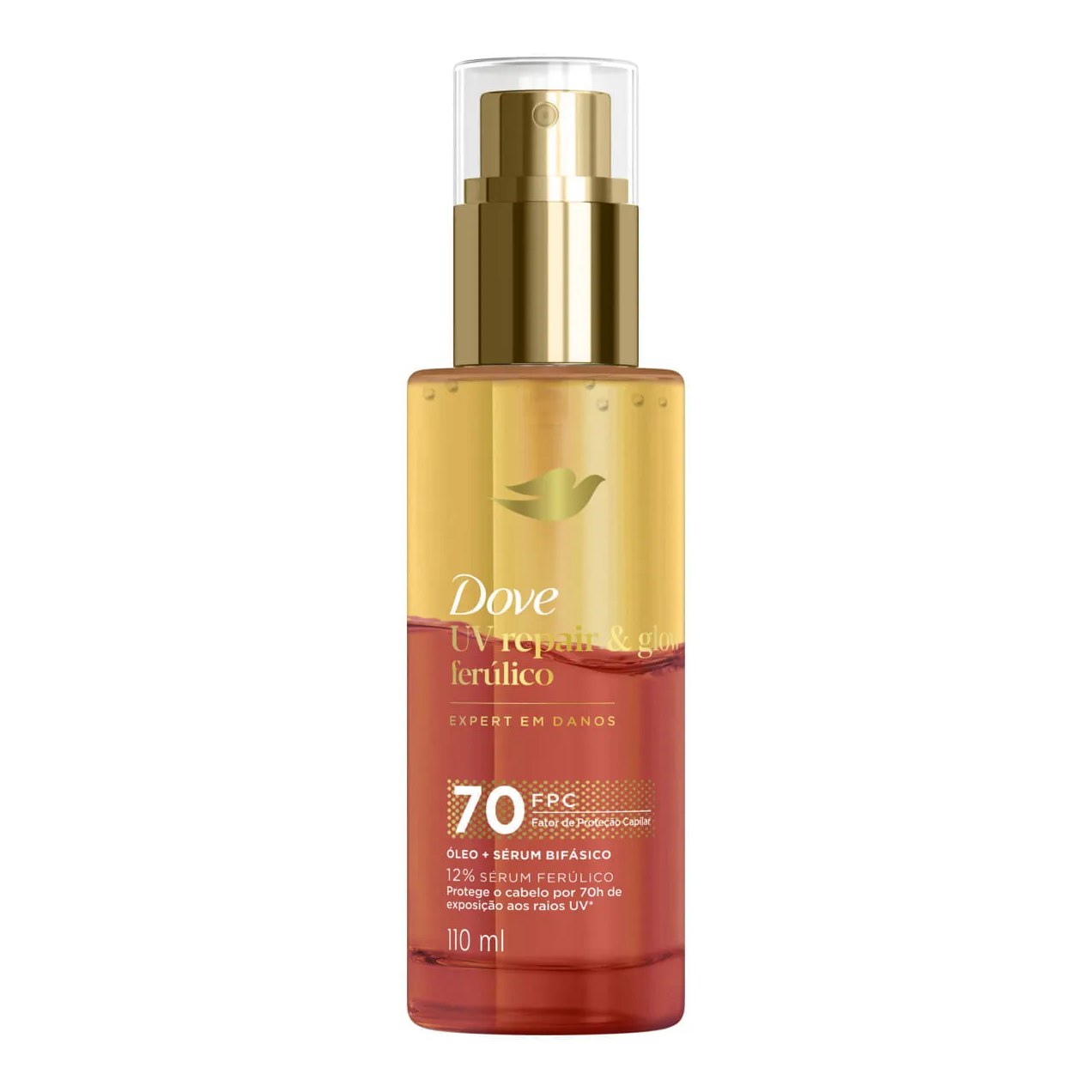 Óleo + Sérum Bifásico Dove Uv Repair Glow + Ferúlico 110ml