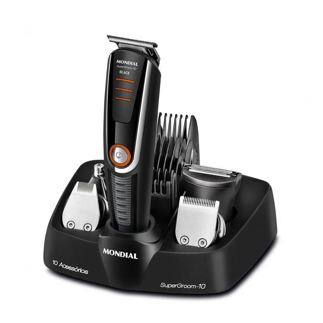 Aparador de Pelos Supergroom Mondial Bg-16 Body Groom Bg-16 Bivolt.