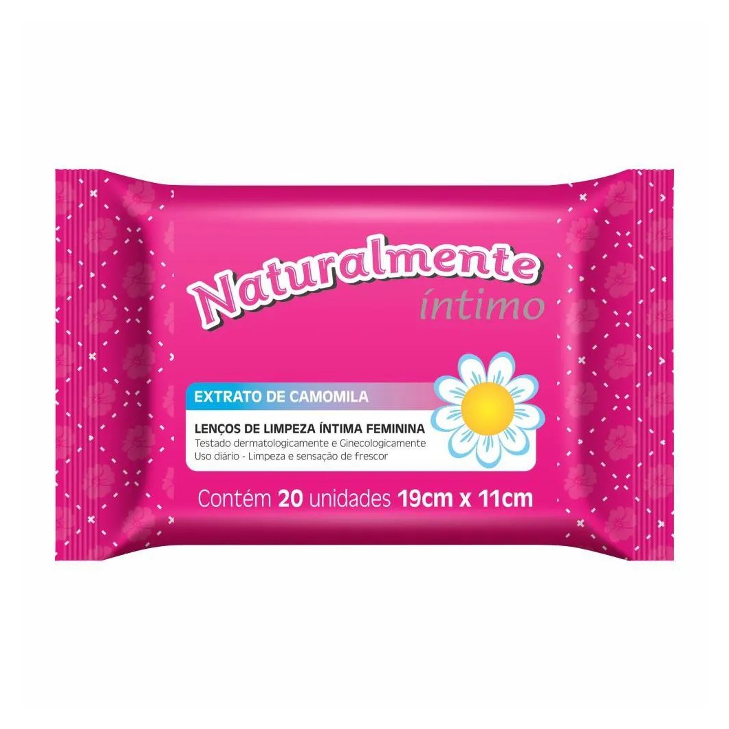 Lenços Umedecidos Naturalmente 20un