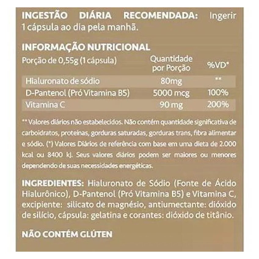 Kit 2x Dermup Supreme D Pantenol e Ácido Hialurônico C 30 Cáps Maxinutri