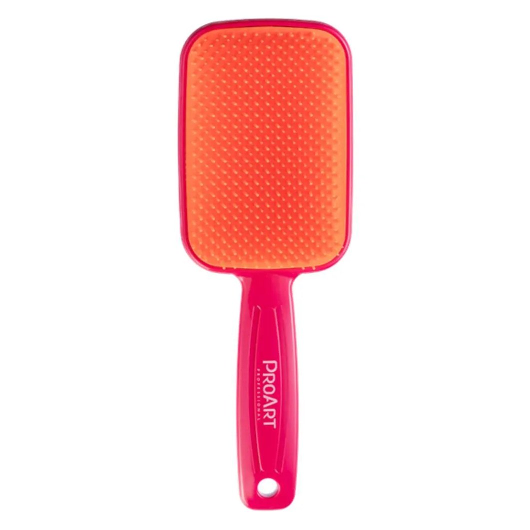 Escova Profissional Desembaraçante Rosa e Laranja Proart