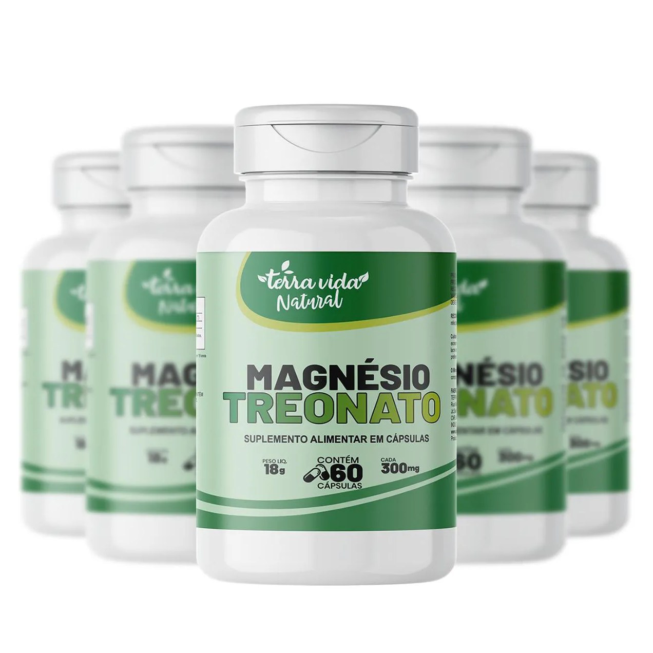 Kit 5 Magnésio Treonato