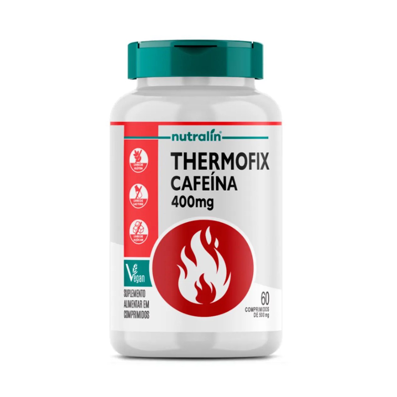 Thermofix Cafeína 400mg Nutralin 30 comprimidos