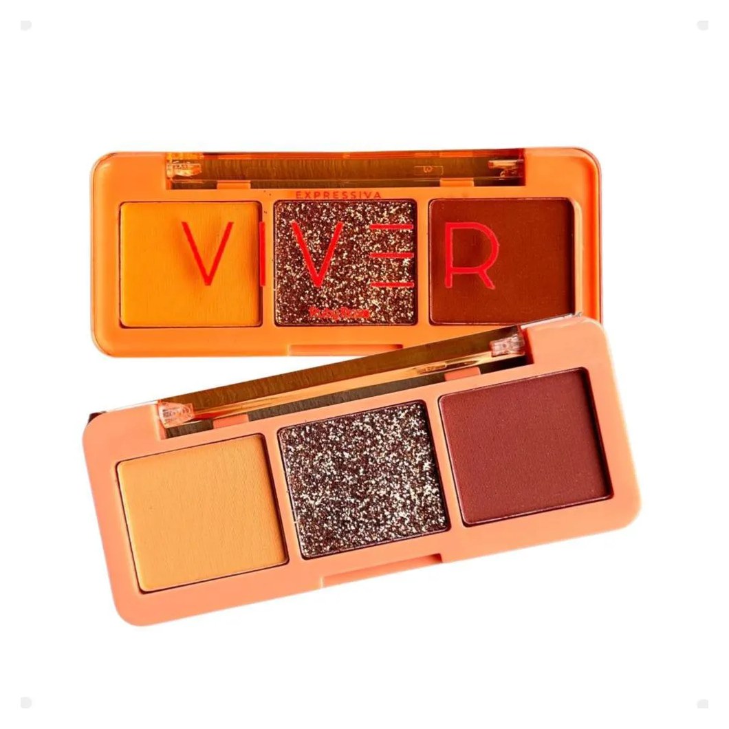 Trio de Sombras Ruby Rose Viver Expressiva Hb-f528