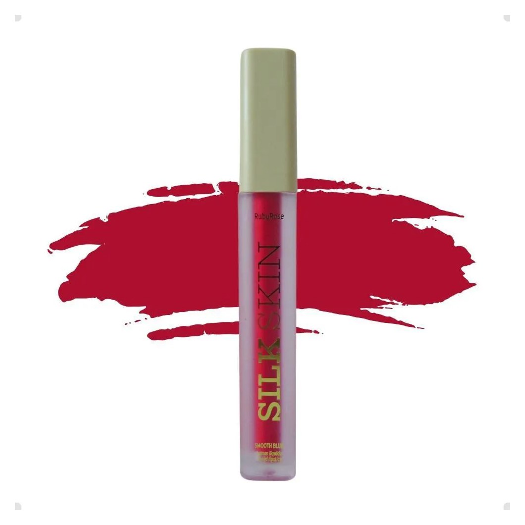 Batom Líquido Ruby Rose Silk Skin Smooth Blur Divine 4ml Hb-f7100-4