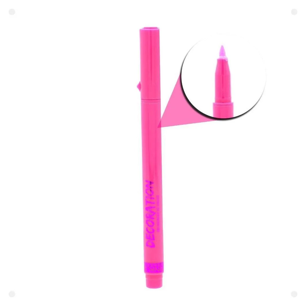 Caneta Delineadora de Unhas Pink 21 Decoration Rosa 3,2g
