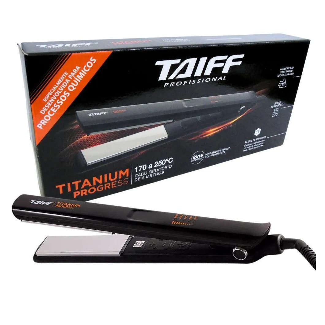Chapa Taiff Titanium Progress 250°c Bivolt