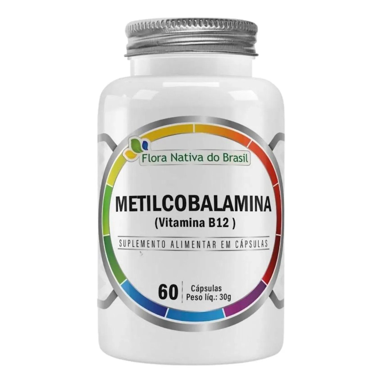 Vitamina B12 Flora Nativa do Brasil 60 cápsulas