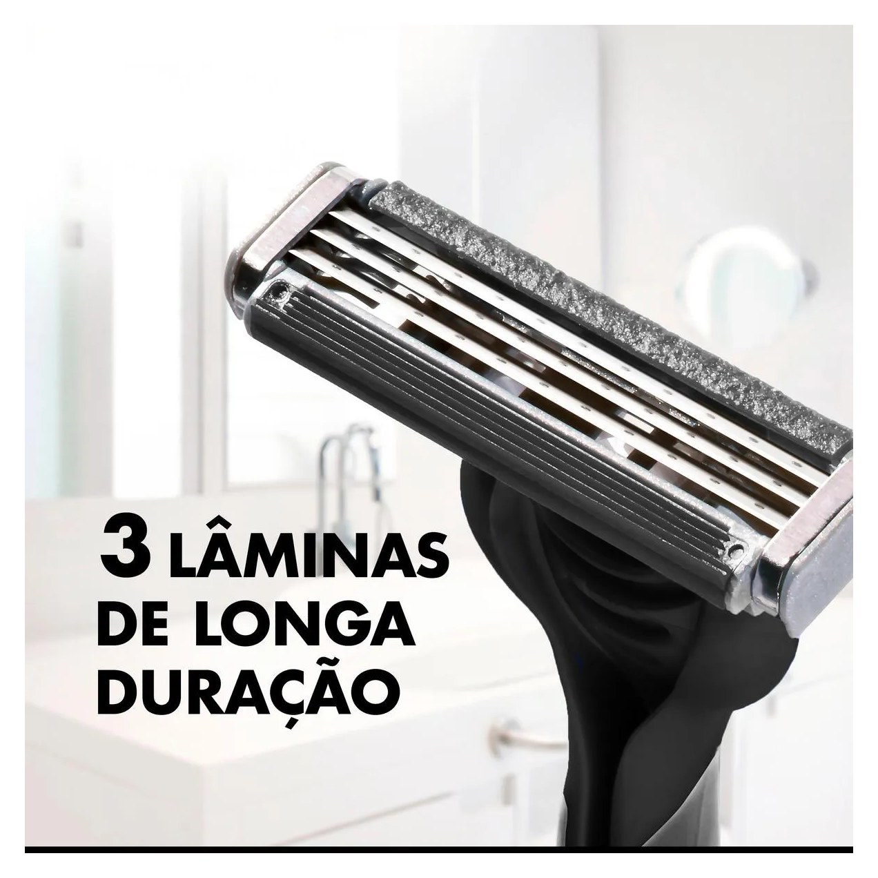 Aparelho de Barbear Descartável Gillette Prestobarba 3 Carvão Ativado 2 unidades