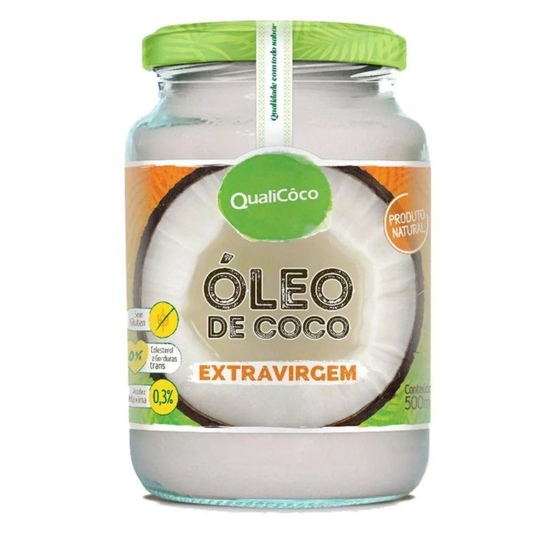 Óleo de Coco Extra Virgem 500ML Qualicôco