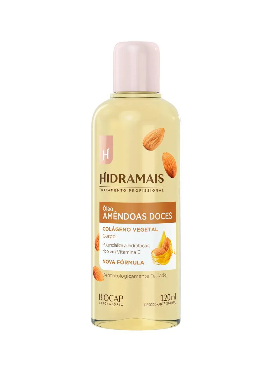 Óleo Corporal de Amêndoas Doces e Colágeno 120ml
