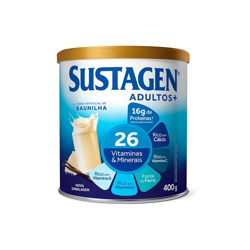 Complemento Alimentar Sustagen Adultos+ Sabor Baunilha 400g
