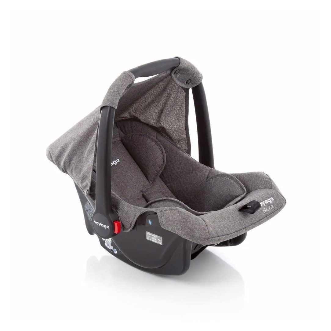 Bebê Conforto Beta Voyage Cinza Mescla