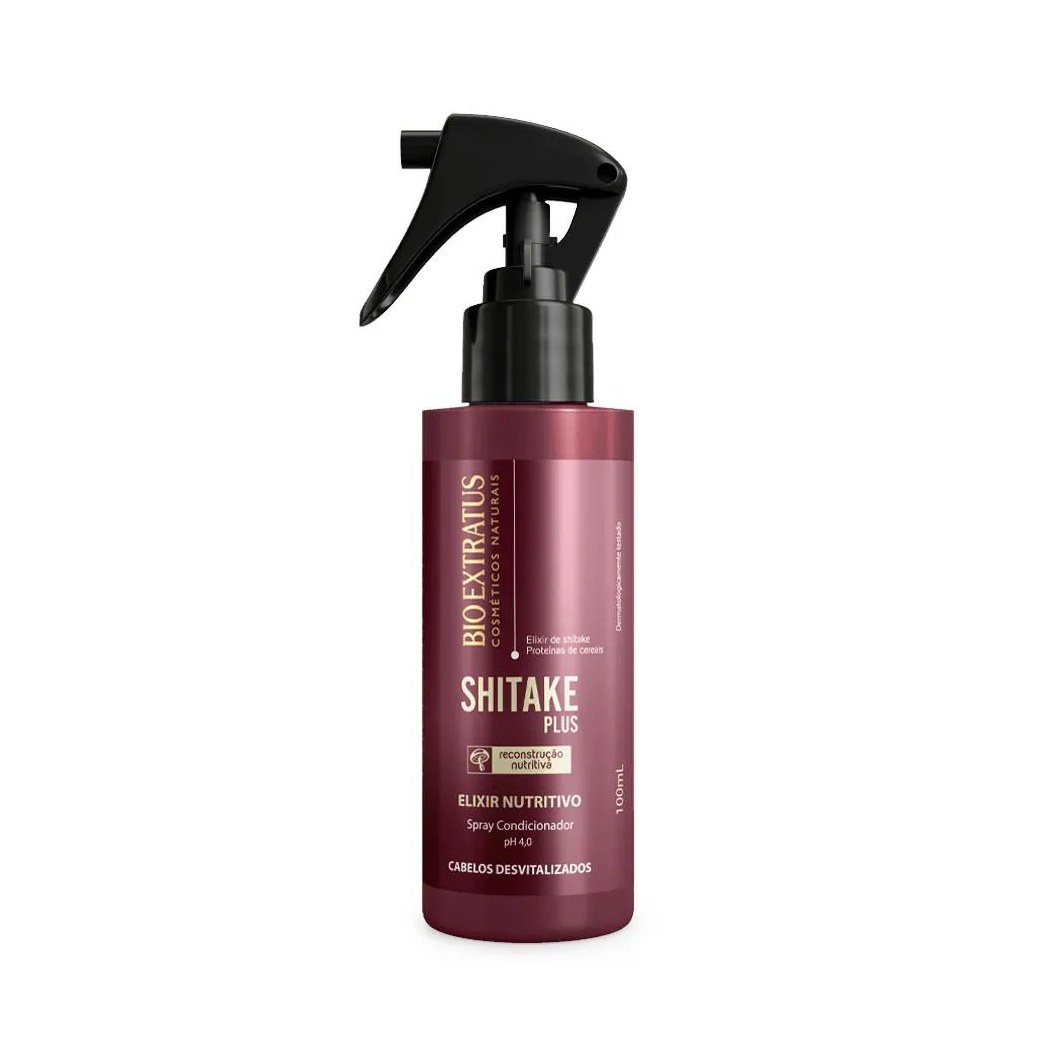 Spray Elixir Limpeza Nutritiva Plus Shitake 100 Ml Bio Extratus