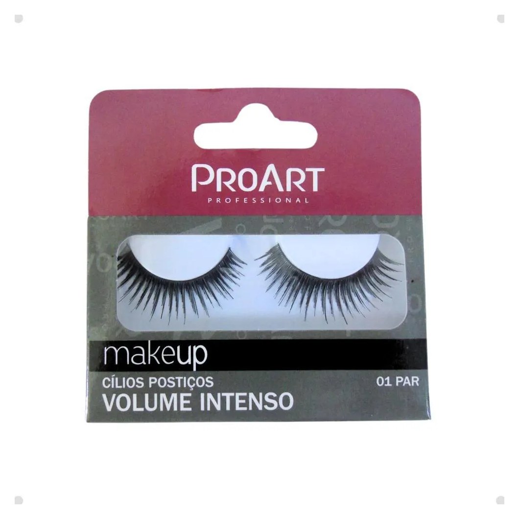 Cílios Postiços Proart Makeup Volume Intenso 001