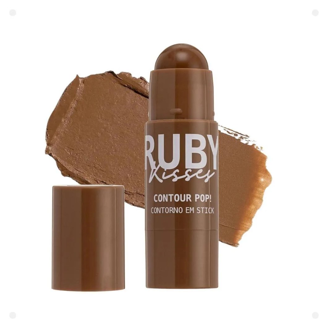 Contorno em Stick Ruby Kisses Contour Pop! 02 Mocha Pop Cps02b