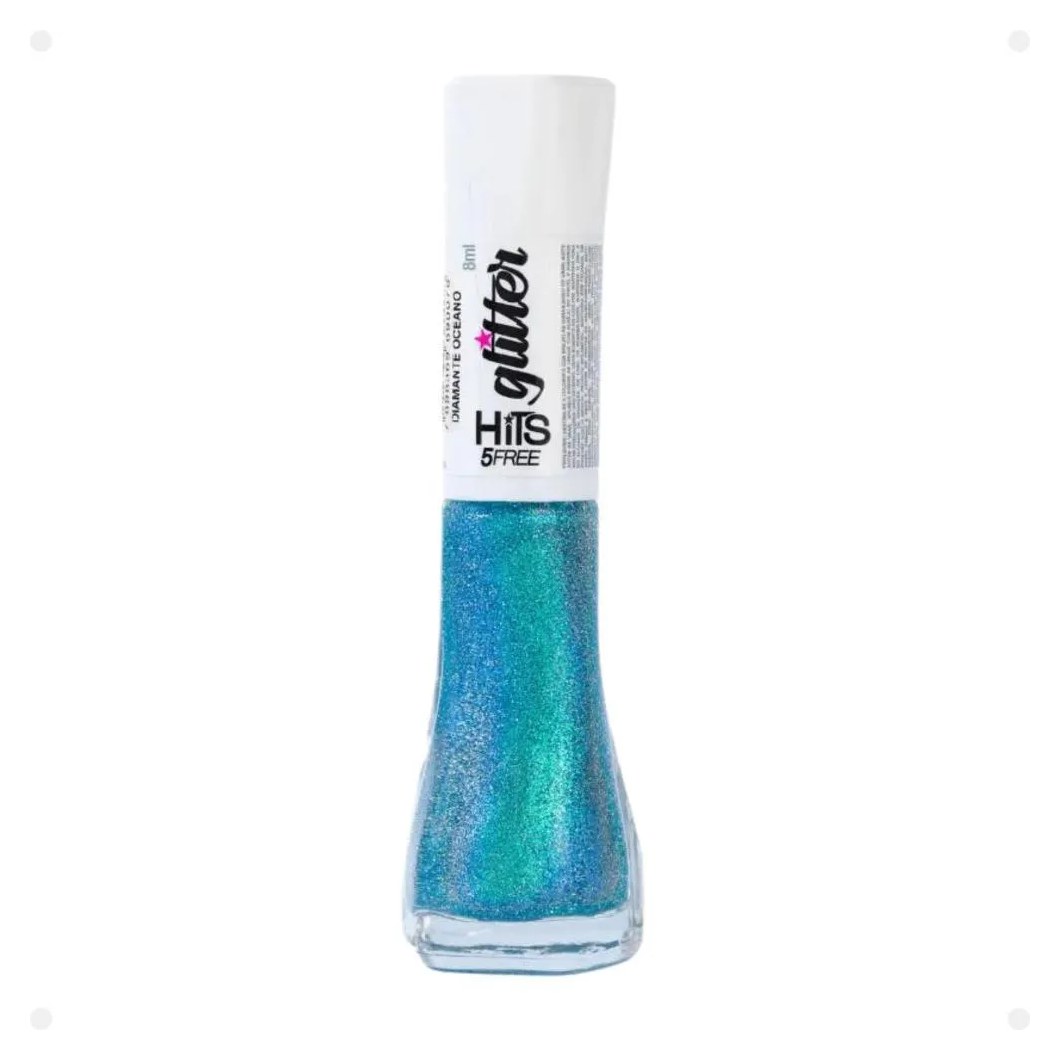 Esmalte Glitter Hits Diamante Oceano 8ml