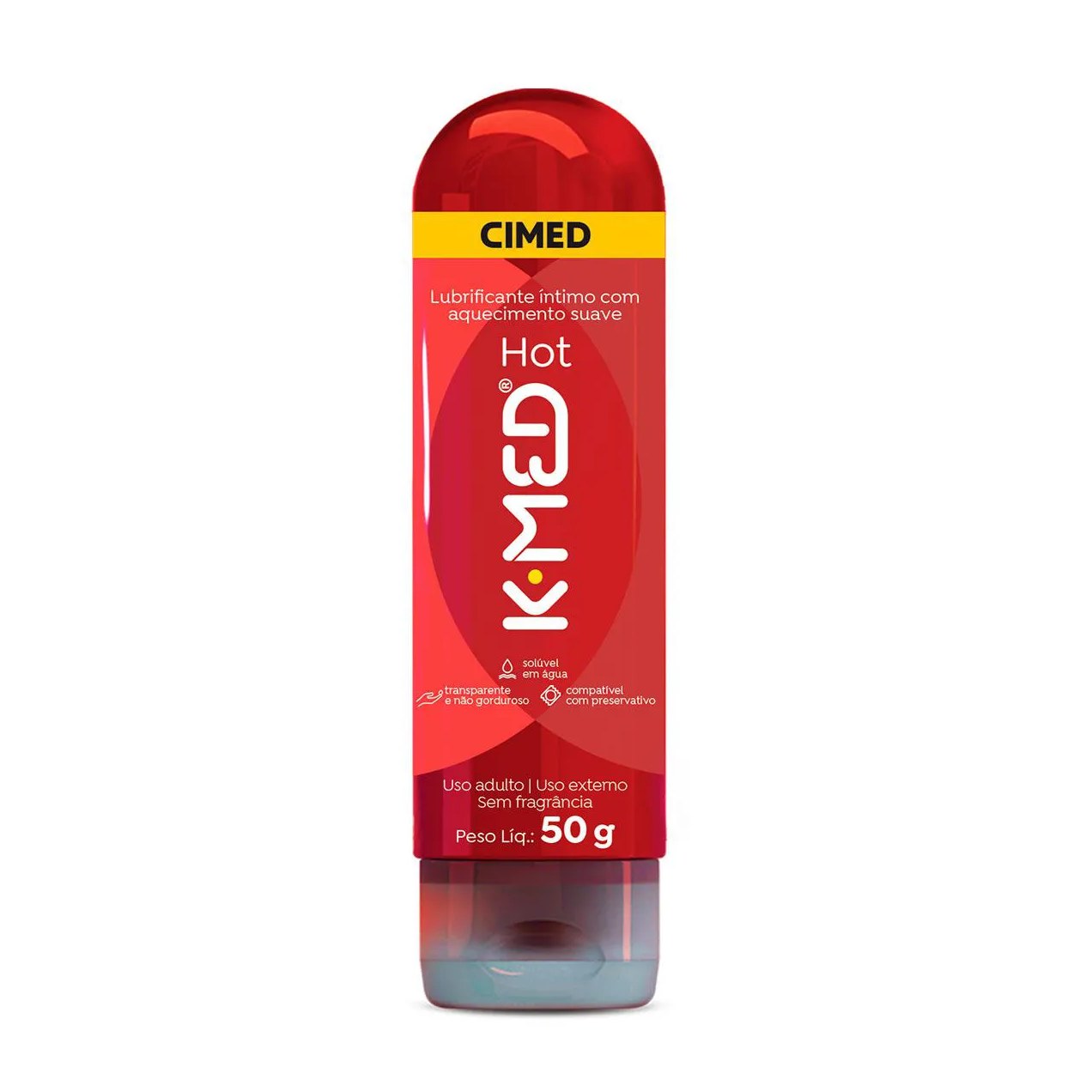 Gel Lubrificante Íntimo K-Med Hot 50g
