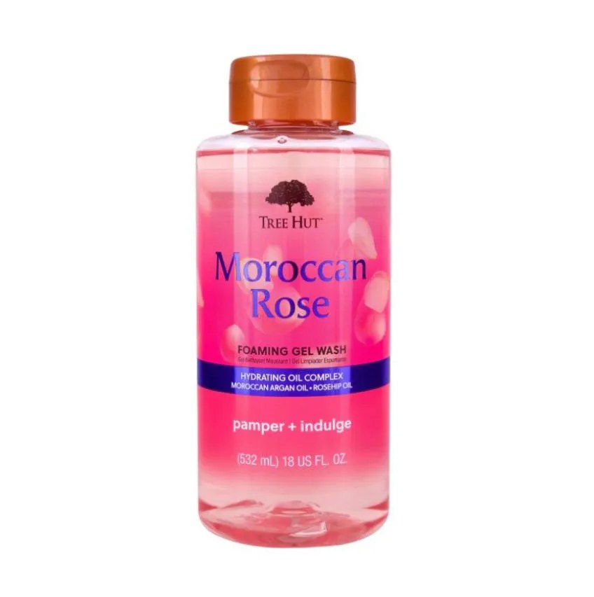 Tree Hut Moroccan Rose Foaming Gel Wash - Sabonete Corporal 532ml - Original