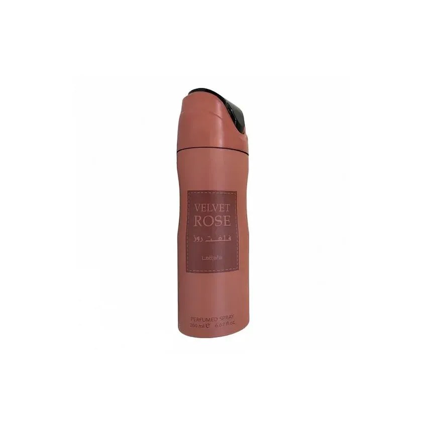 Lattafa Velvet Rose Deo Spray Corporal Perfumado 200ml