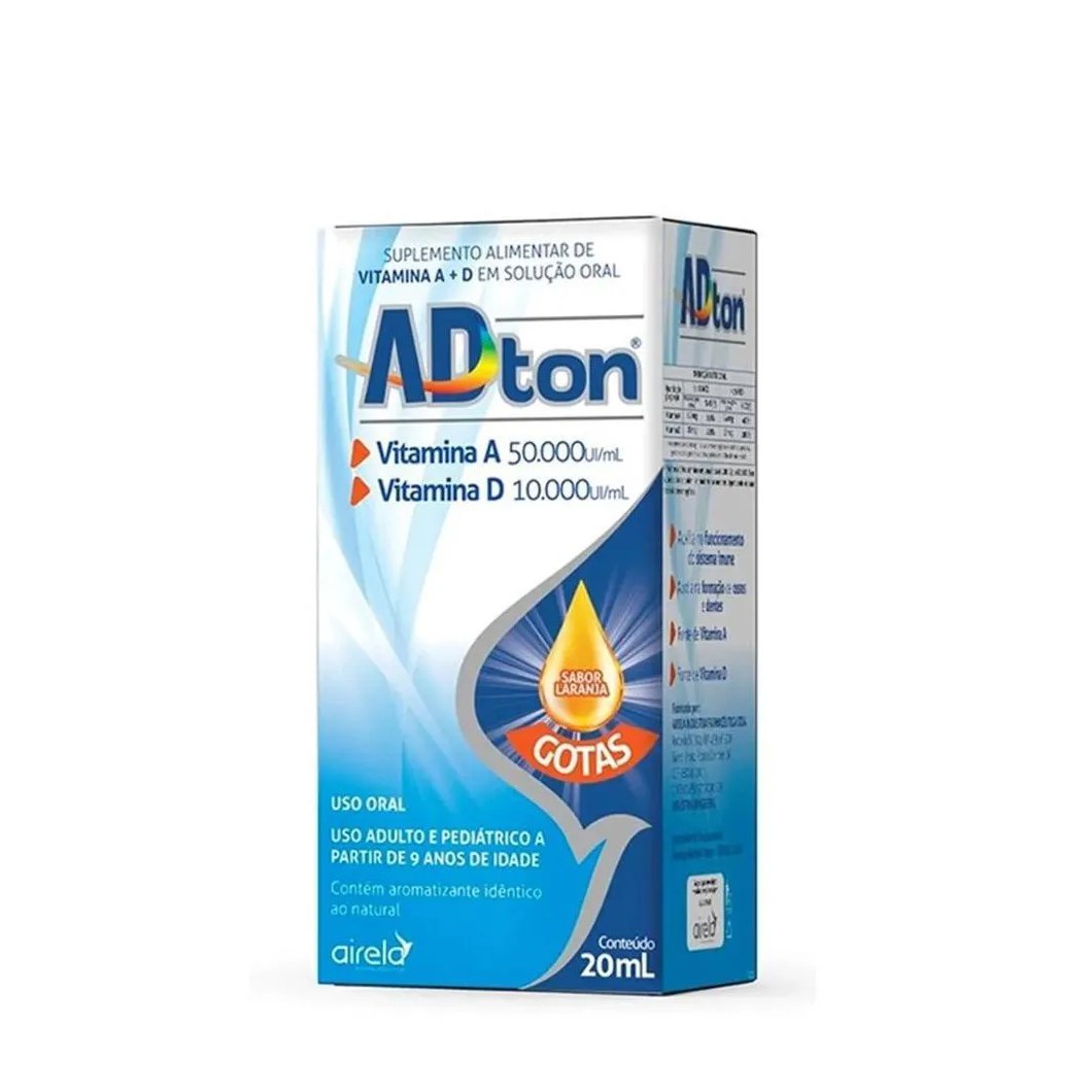 Vitamina A+vitamina D - Adton Gts 20ml Airela