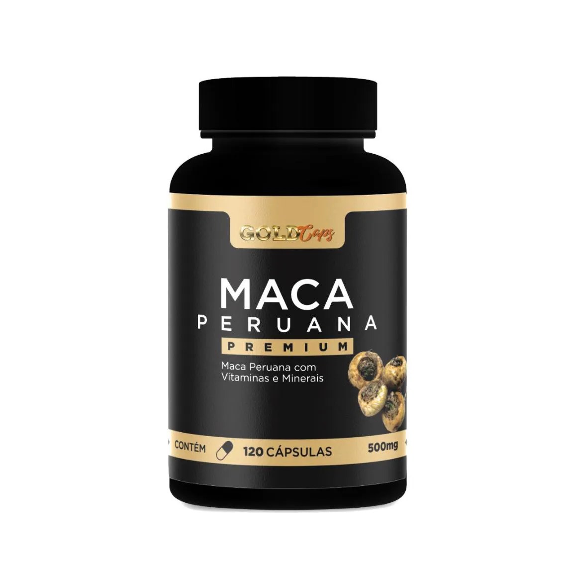 Maca Peruana Original com Vitaminas e Minerais 120 cápsulas