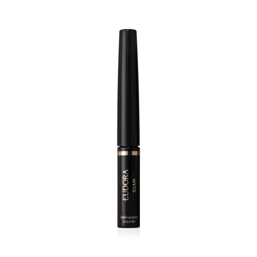Eudora Glam Delineador Liq Preto Prova D Agua para Olhos 3ml