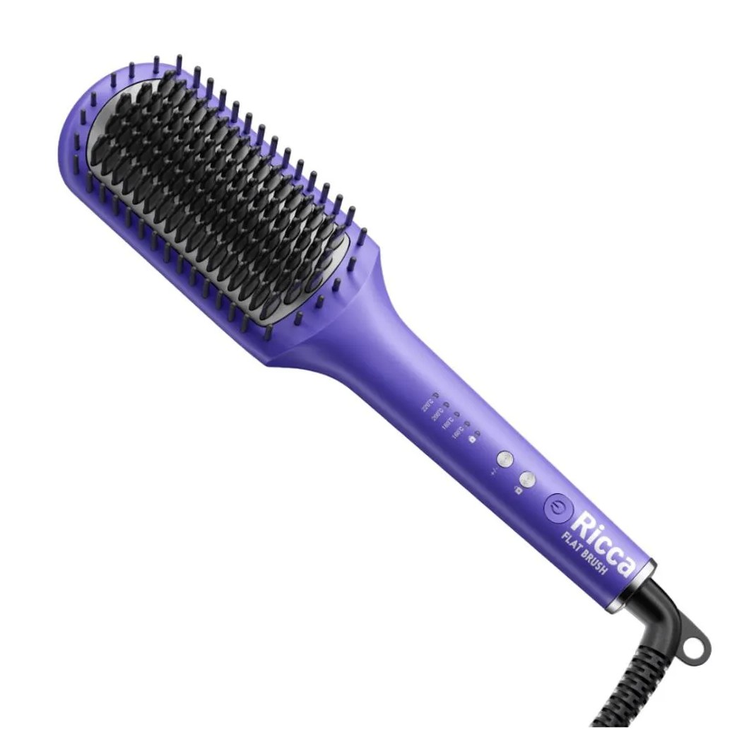 Flat Brush Escova Alisadora 4 Temperaturas Bivolt Ricca