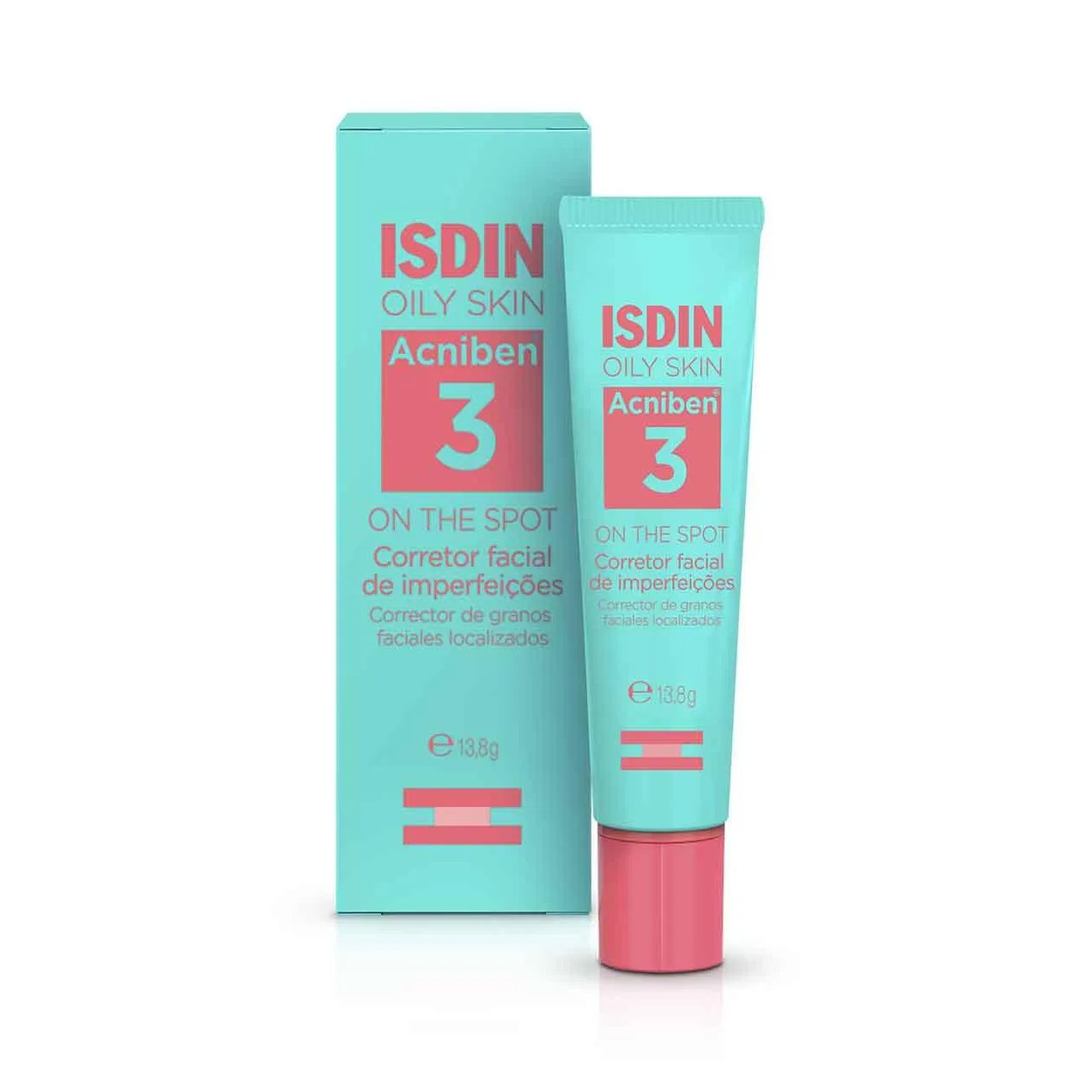 Gel Secativo para Espinhas Isdin Oily Skin Acniben 3 On The Spot 13,8g