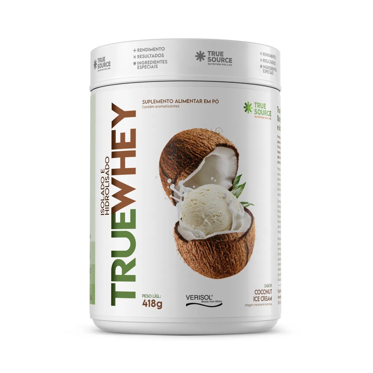 Whey Protein True Source True Whey Protein Coconut Ice Cream 418g