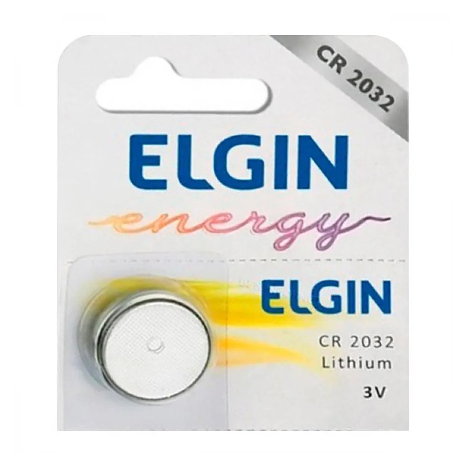 Pilha Para Aparelho Elgin Energy 3v Com 1 Unidade Cr2032