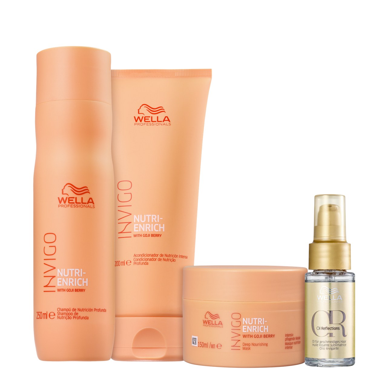 Kit Wella Professionals Invigo Nutri-Enrich Super Reflections (4 Produtos)
