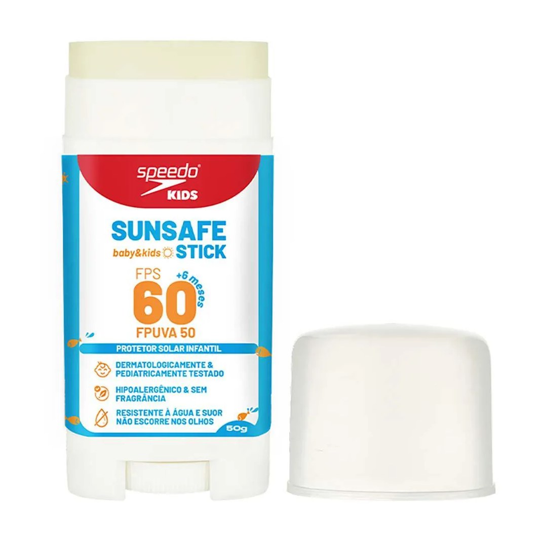 Protetor Solar Infantil em Bastão Pink Cheeks Sunsafe Baby & Kids Fps60 50G