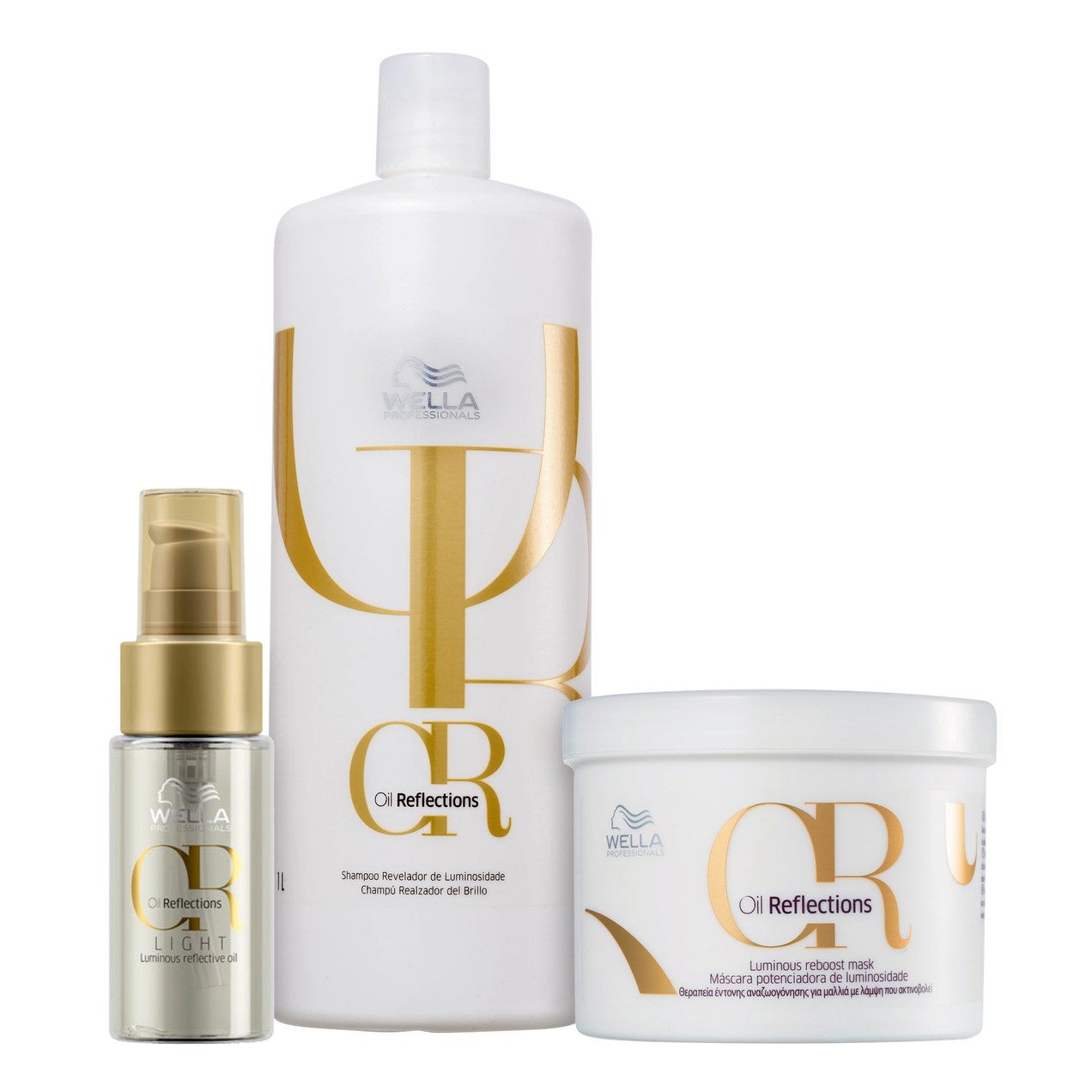 Kit Wella Professionals Oil Reflections Trio Salon Shine (3 Produtos)
