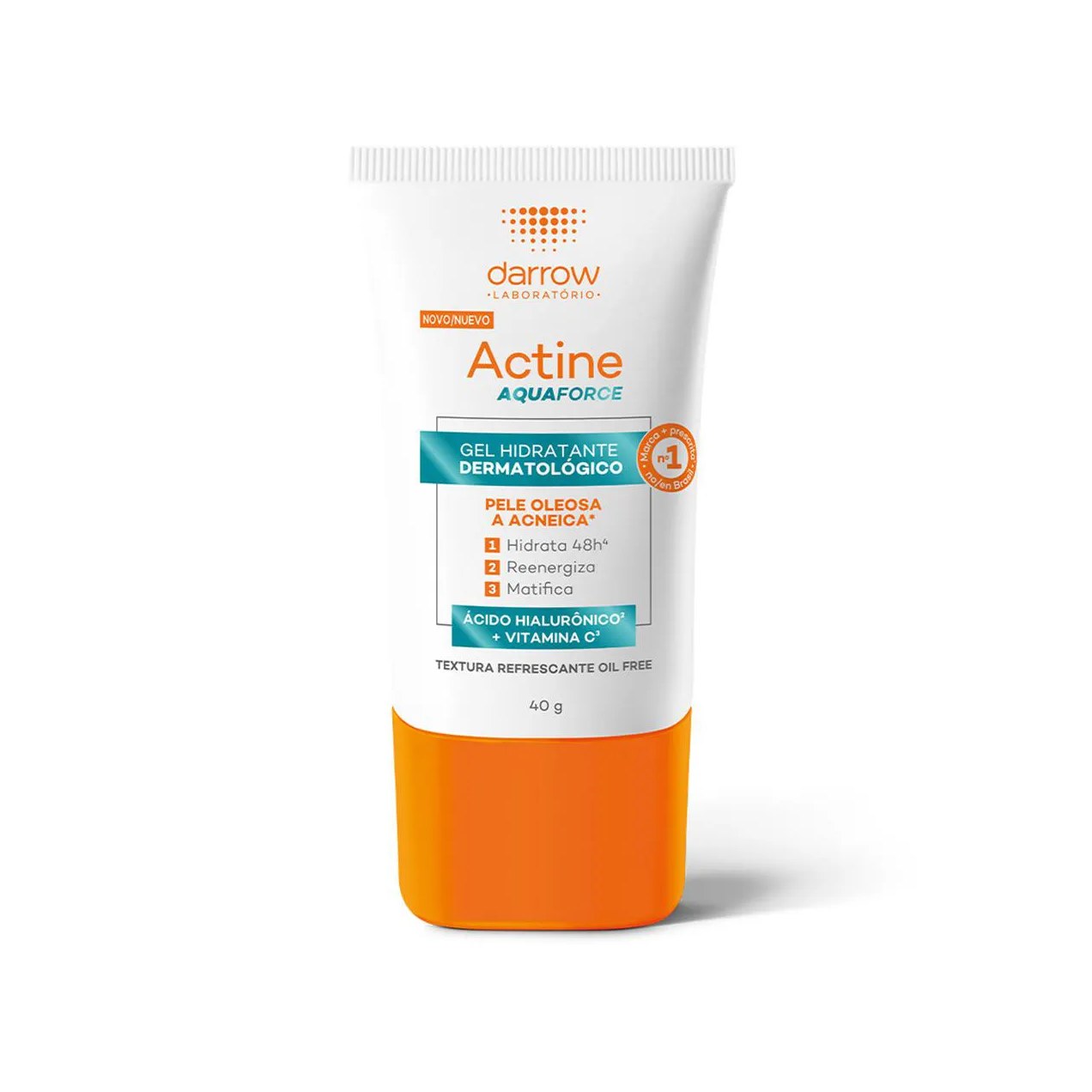 Gel Hidratante Facial Dermatológico Actine Aquaforce Pele Oleosa a Acneica 40g