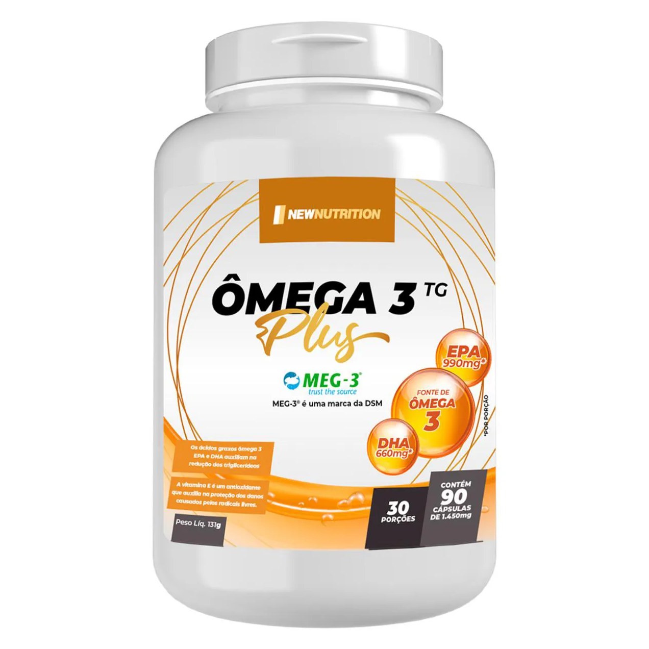 OMEGA 3 PLUS MEG-3 TG 990/660 90 CAPS 90 CápsulasNatural Natural