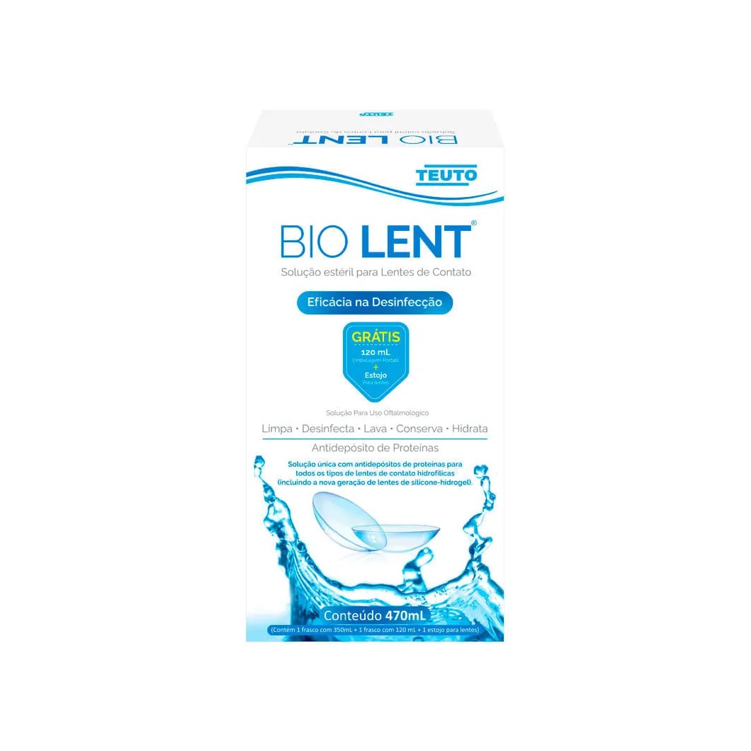 Bio Lent Solucao Multiuso 350ml 120ml+ Estojo